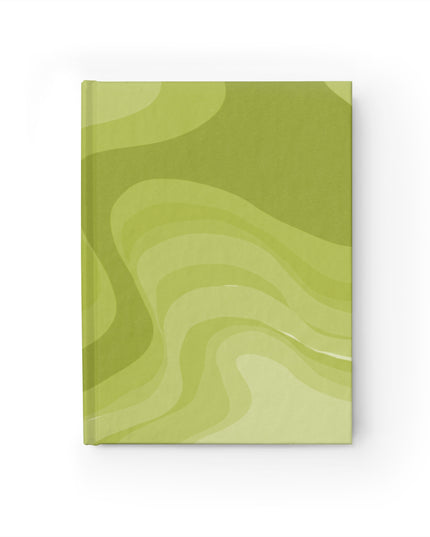 Lemon Wavey 5" x 7" Journal - 128 Ruled Line pages
