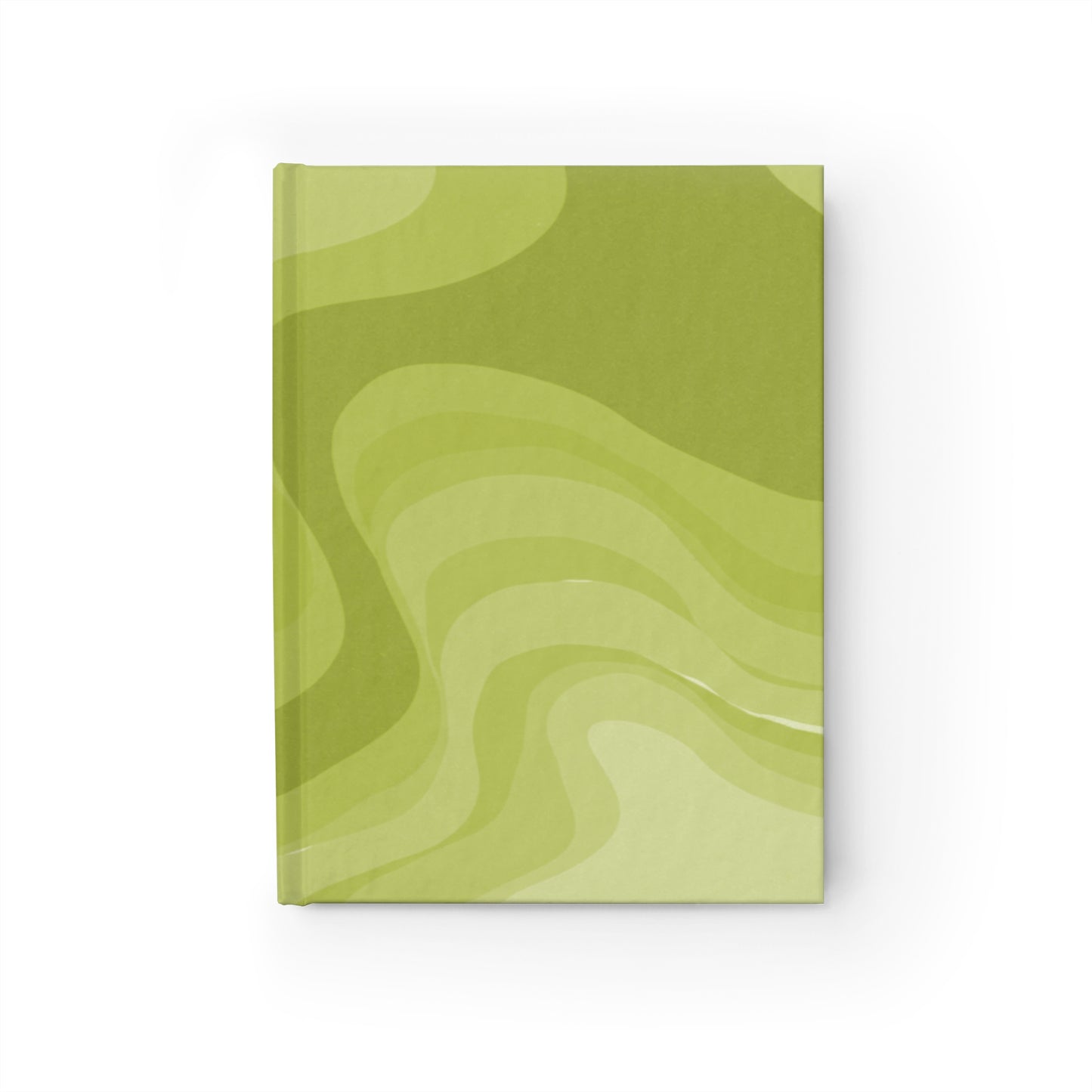 Lemon Wavey 5" x 7" Journal - 128 Ruled Line pages