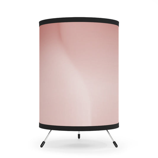 Rose Red Fade Tripod Lamp with High-Res Printed Shade, US\CA plug