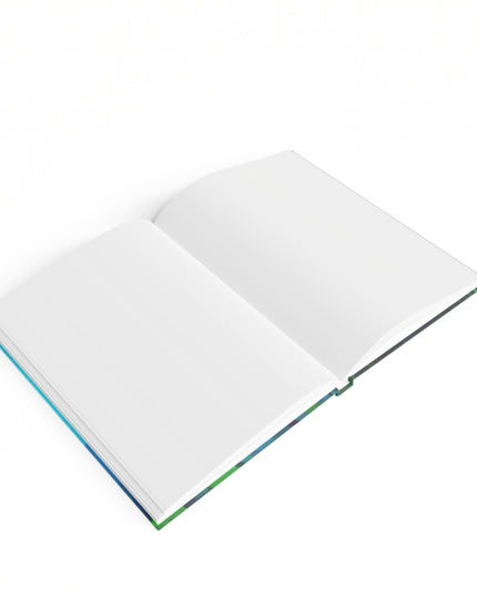 Striped Blue Green 5" x 7" Journal - 128 Blank pages