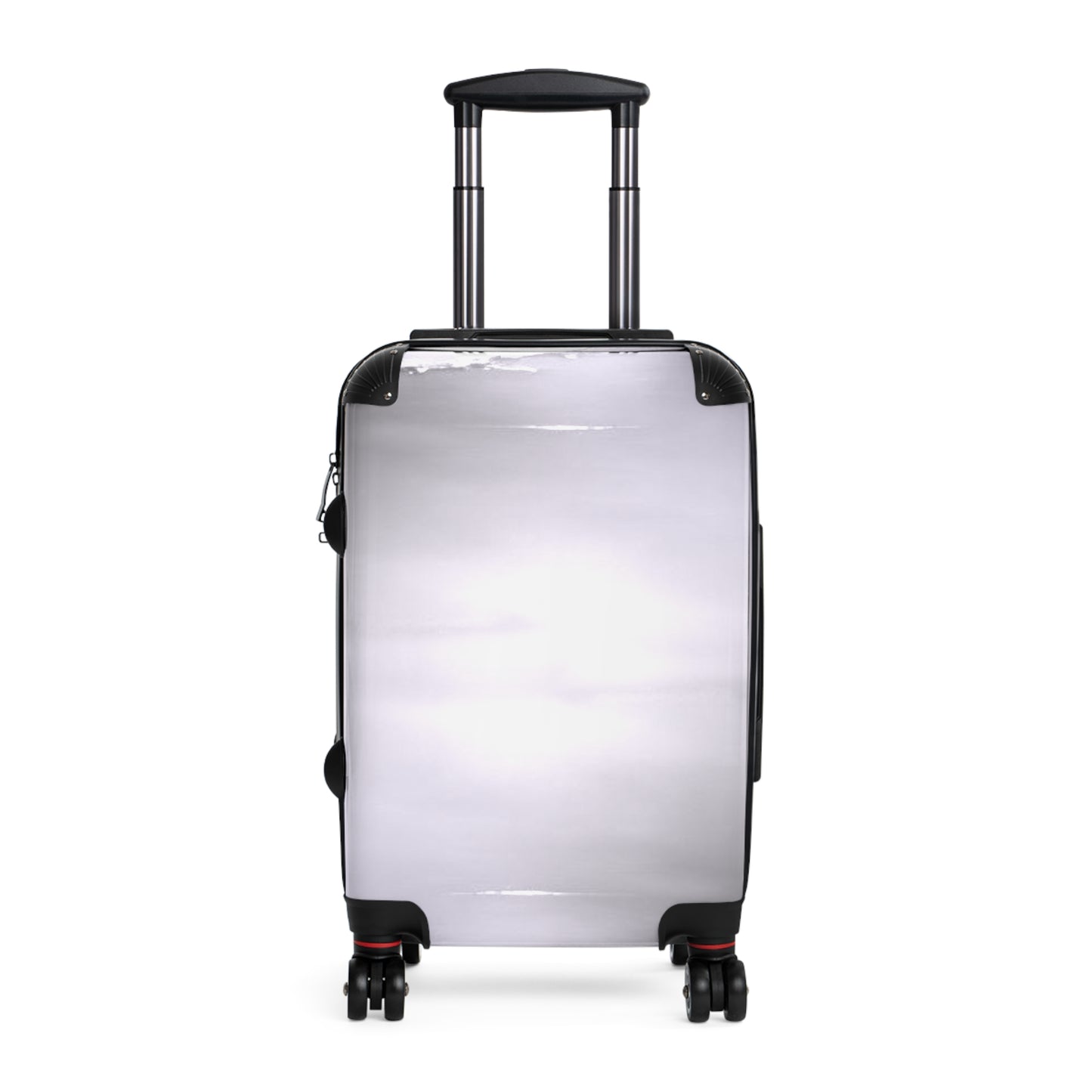 Sephia Sea Dark Fog Small Suitcase with built in lock, 4 double-wheels, telescopic handle, and ABS back hard-shell