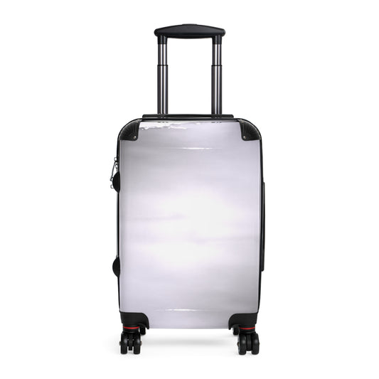 Sephia Sea Dark Fog Small Suitcase with built in lock, 4 double-wheels, telescopic handle, and ABS back hard-shell