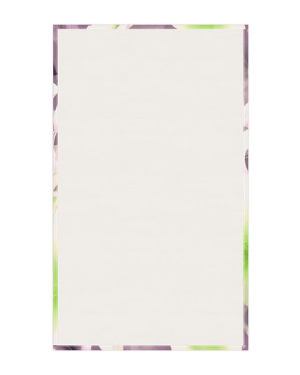 Lime Lavender Floral Bunch Tea Towels (cotton, poly), 18" x "30