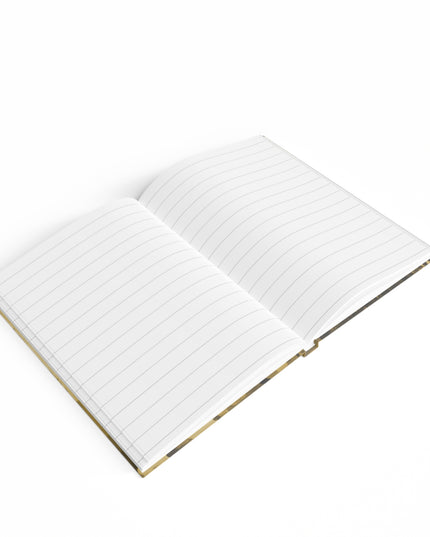 Striped Light Brown 5" x 7" Journal - 128 Ruled Line pages