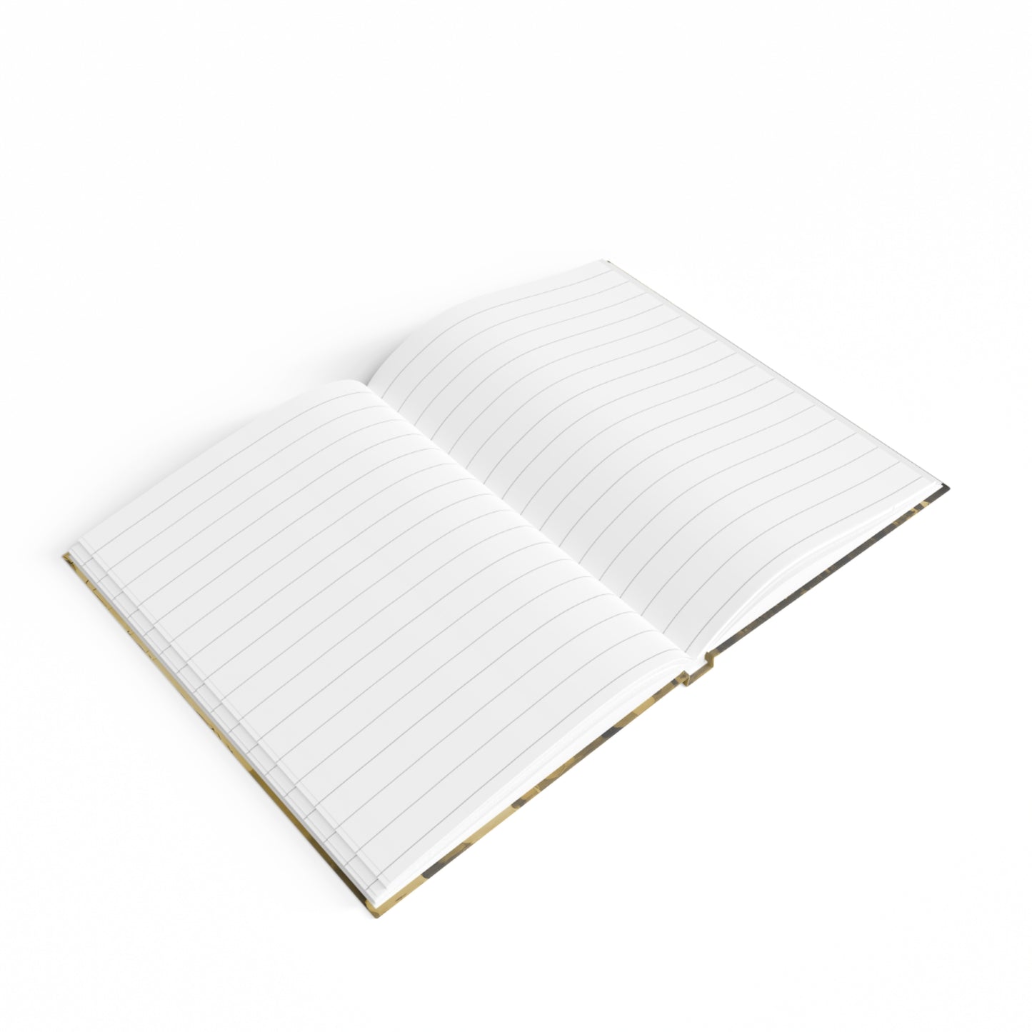 Striped Light Brown 5" x 7" Journal - 128 Ruled Line pages