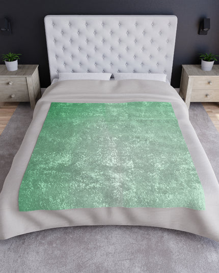 Mint Fade 50" x 60" Crushed Velvet Blanket