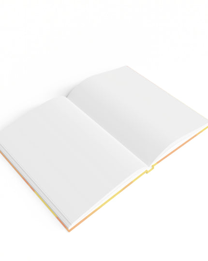 Pastel Bright Oranges Patches 5" x 7" Journal - 128 Blank pages