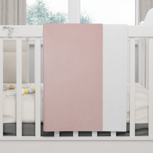 Rose Red Fade Soft Fleece Baby Blanket, 30" x 40"