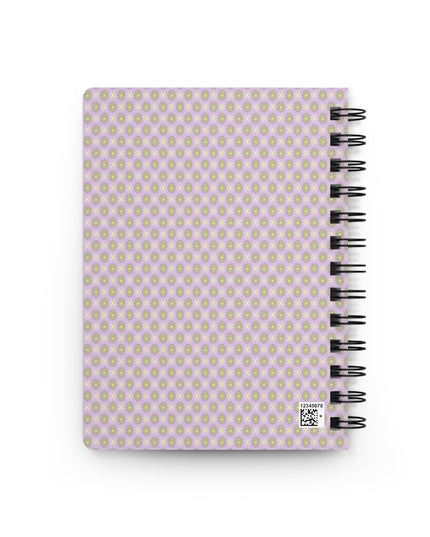 Magenta Star-crossed Bodies Spiral Bound Journal, 5" x 7" 150 pages