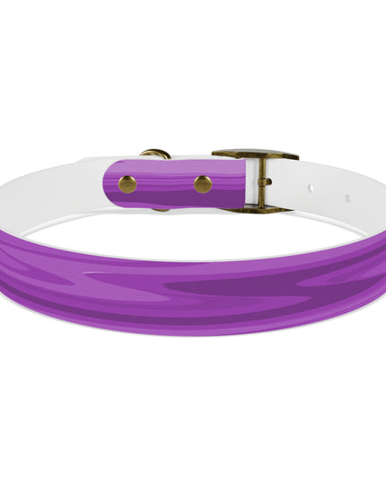 Wavey Purple Wavey Large Dog Collar
