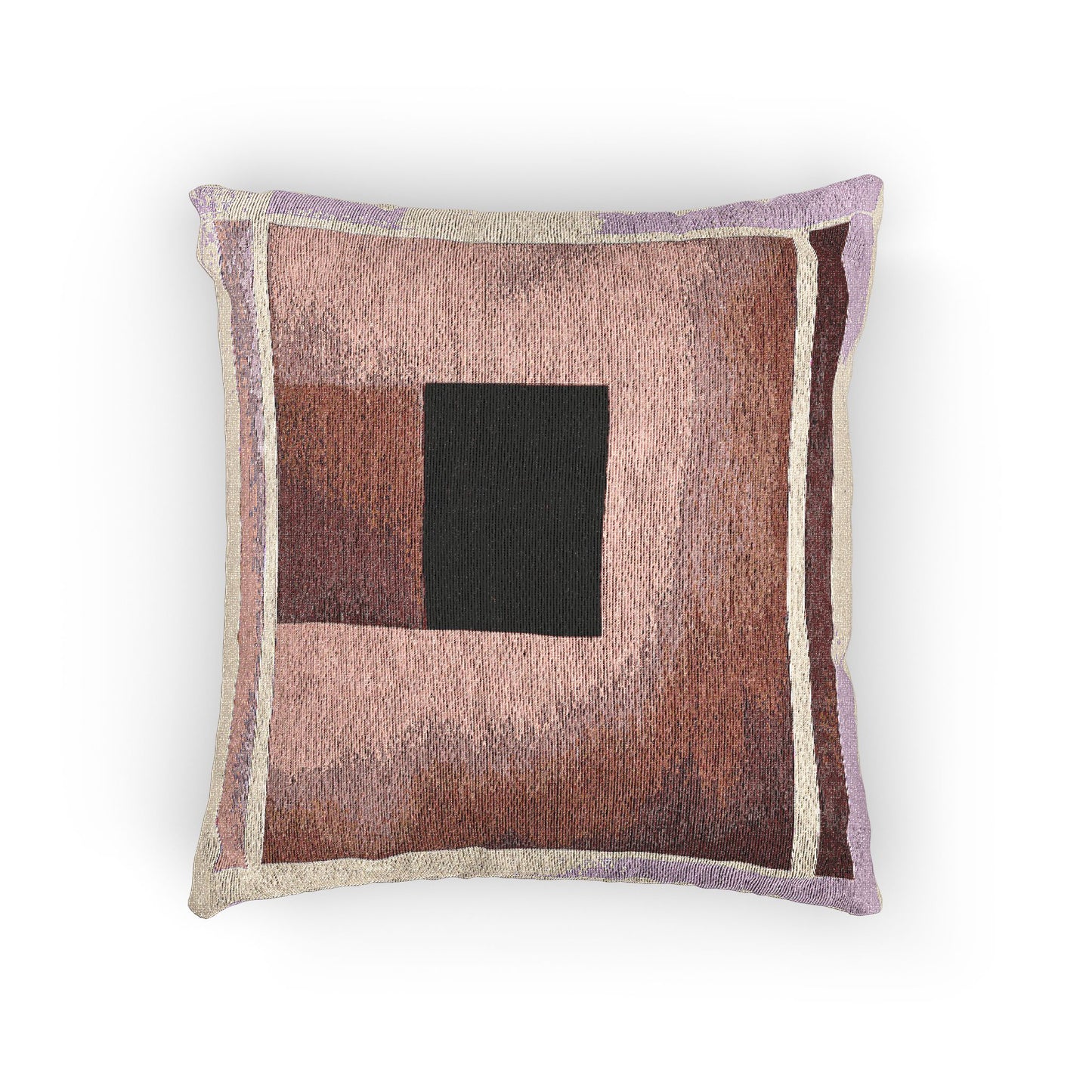 Red Shadow Woven Pillow, 17" x 18"