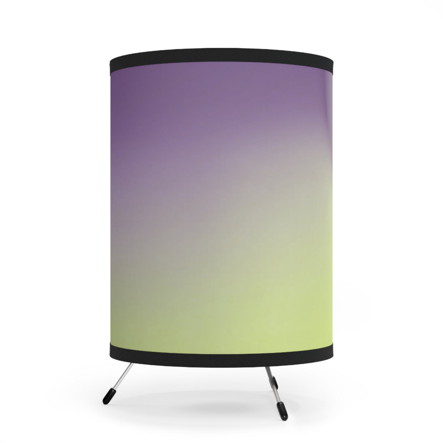 Purple Golden Fade Tripod Lamp with High-Res Printed Shade, US\CA plug