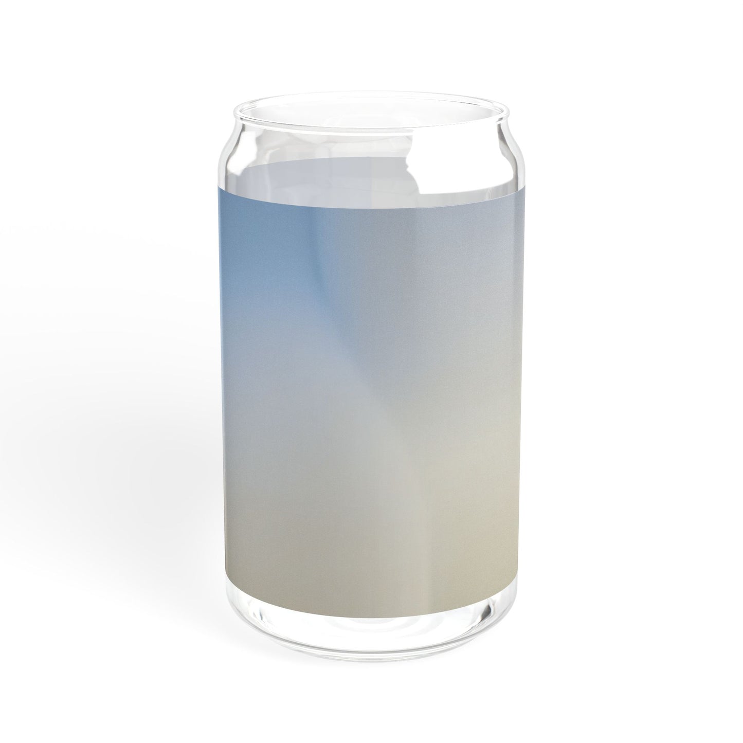 Cobalt Fade Sipper Glass, 16oz