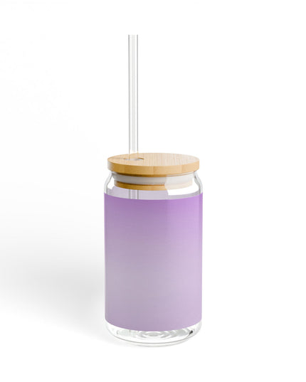 Soft Lavender Fade Sipper Glass, 16oz