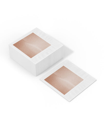 Soft Fade White Coined Napkins, 6.5" x 6.5"