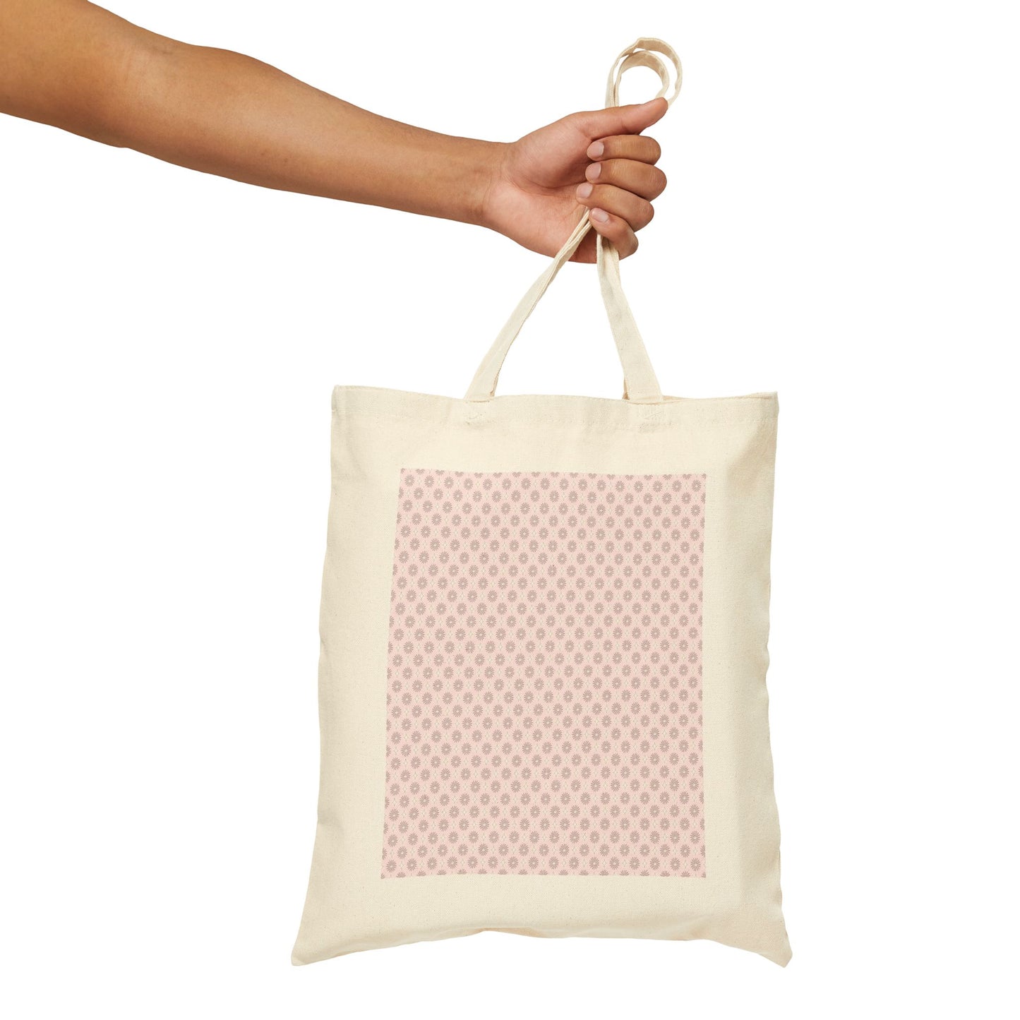 Pink Mornings Star-crossed Bodies Cotton Canvas Tote Bag