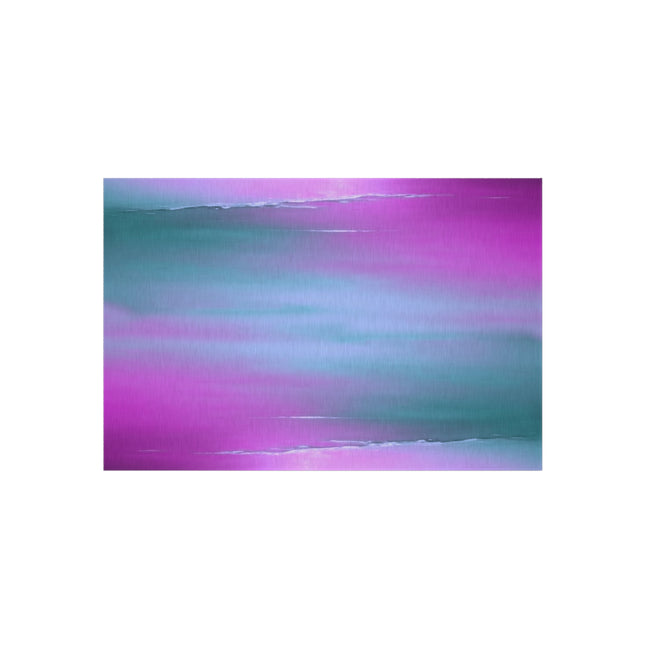 Dark Blue Green Sea Purple Fog 48" x 72" Outdoor Rug