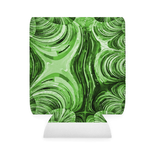 Uzi Spiral Mint Pastel 12 oz Can Cooler Sleeve