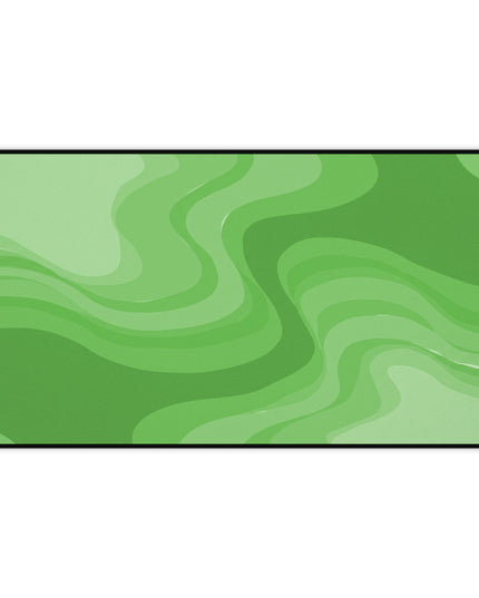 Greenie Meanie Wavey 12" x 22" Desk Mat
