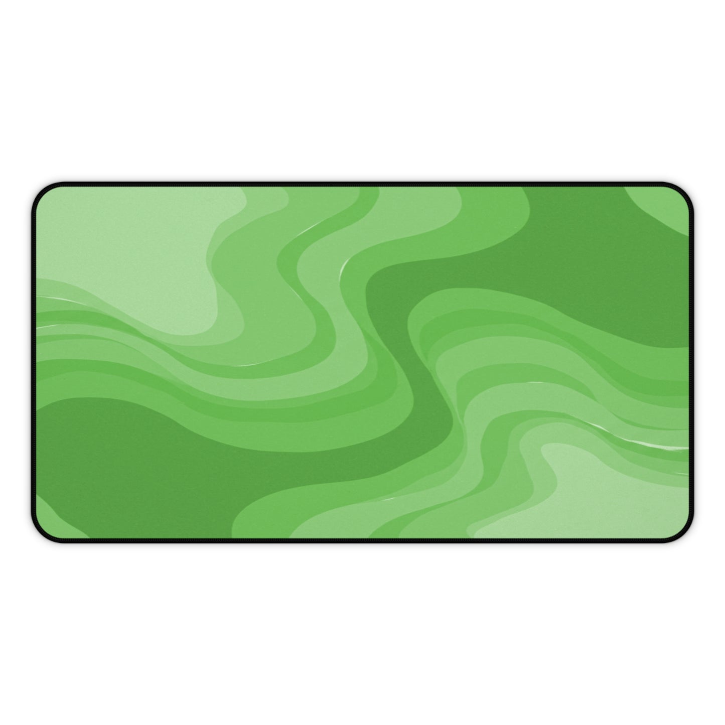 Greenie Meanie Wavey 12" x 22" Desk Mat