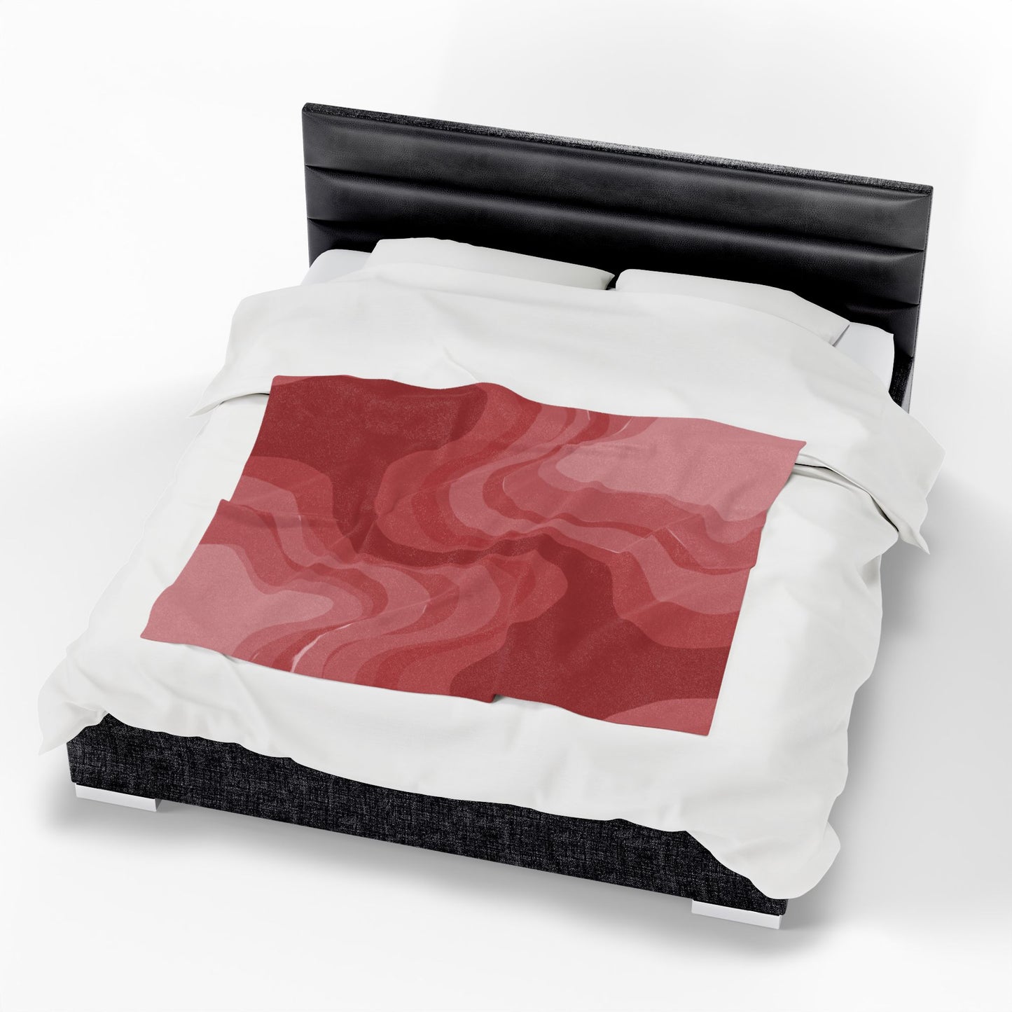 Power Red Velveteen Plush Blanket, 50" x 60"
