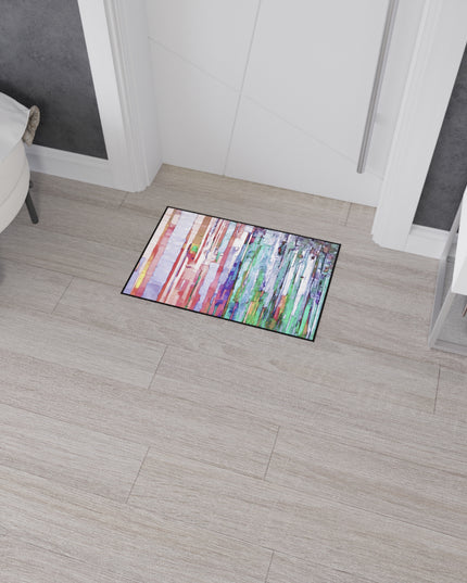 Striped Pastels 18" x 27" Heavy Duty Floor Mat