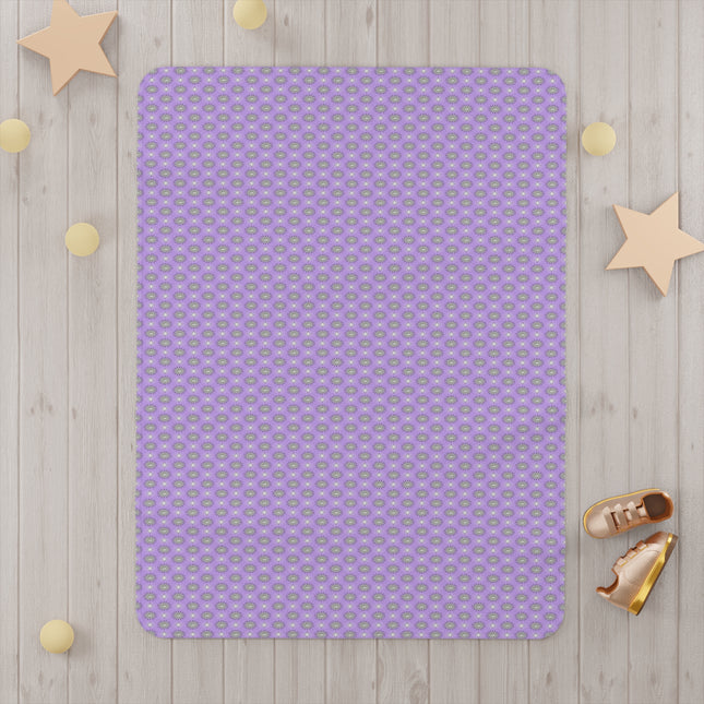 Lavender Star-crossed Bodies Toddler Blanket, 30" x 40"