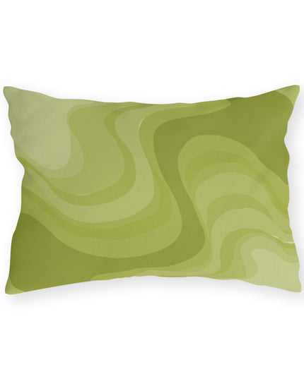 Lemon Wavey 20" x 14" Outdoor Pillow