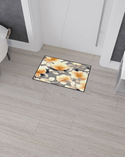 Soft Blossom Floral Bunch Heavy Duty Floor Mat, 18" x 27"