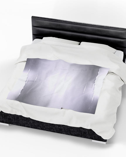 Sephia Sea Dark Fog Velveteen Plush Blanket, 50" x 60"