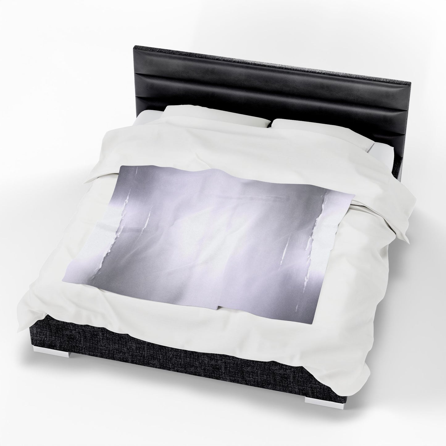 Sephia Sea Dark Fog Velveteen Plush Blanket, 50" x 60"