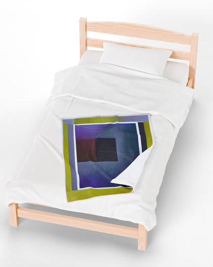Zeta Shadow Velveteen Plush Blanket, 30" x 40"