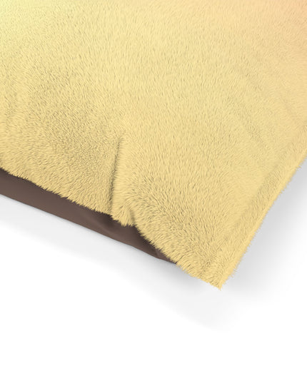 Hot Peach Fade 50" × 40" Pet Bed