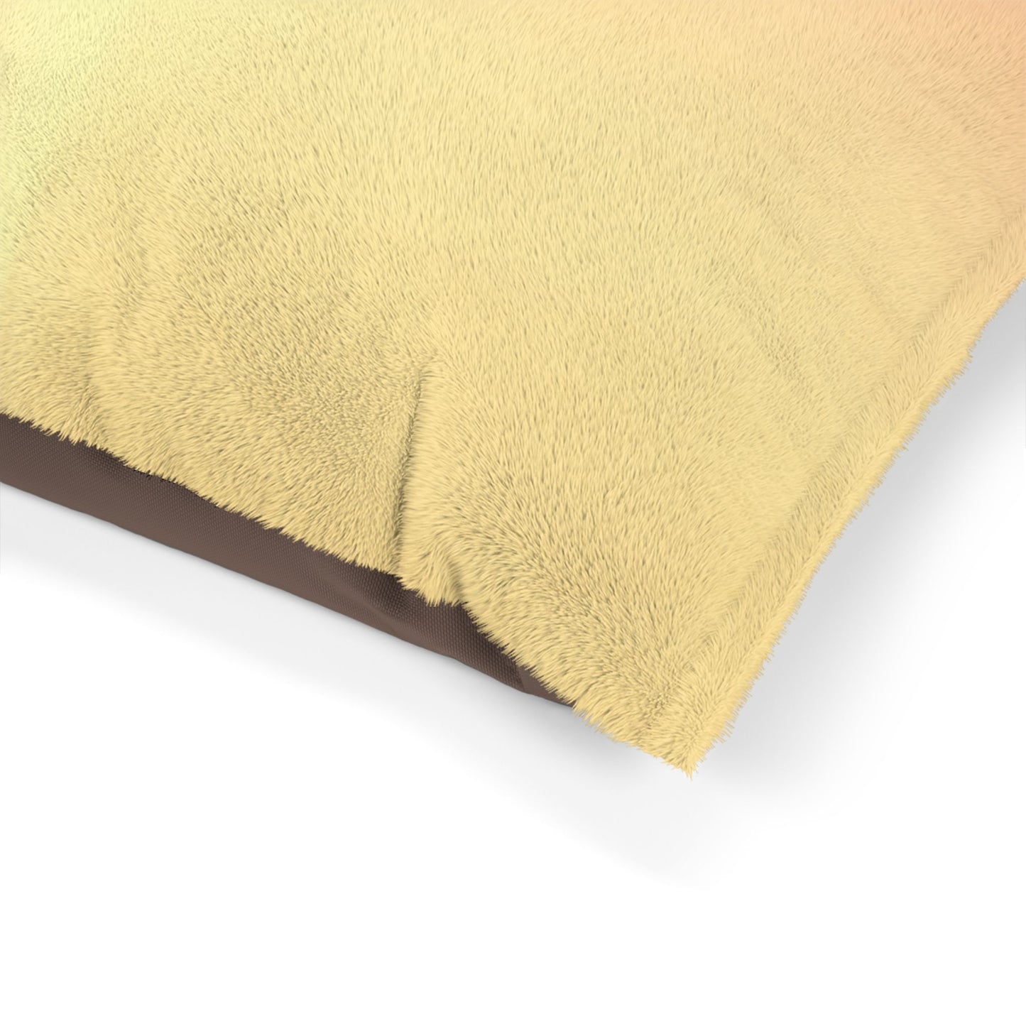 Hot Peach Fade 50" × 40" Pet Bed