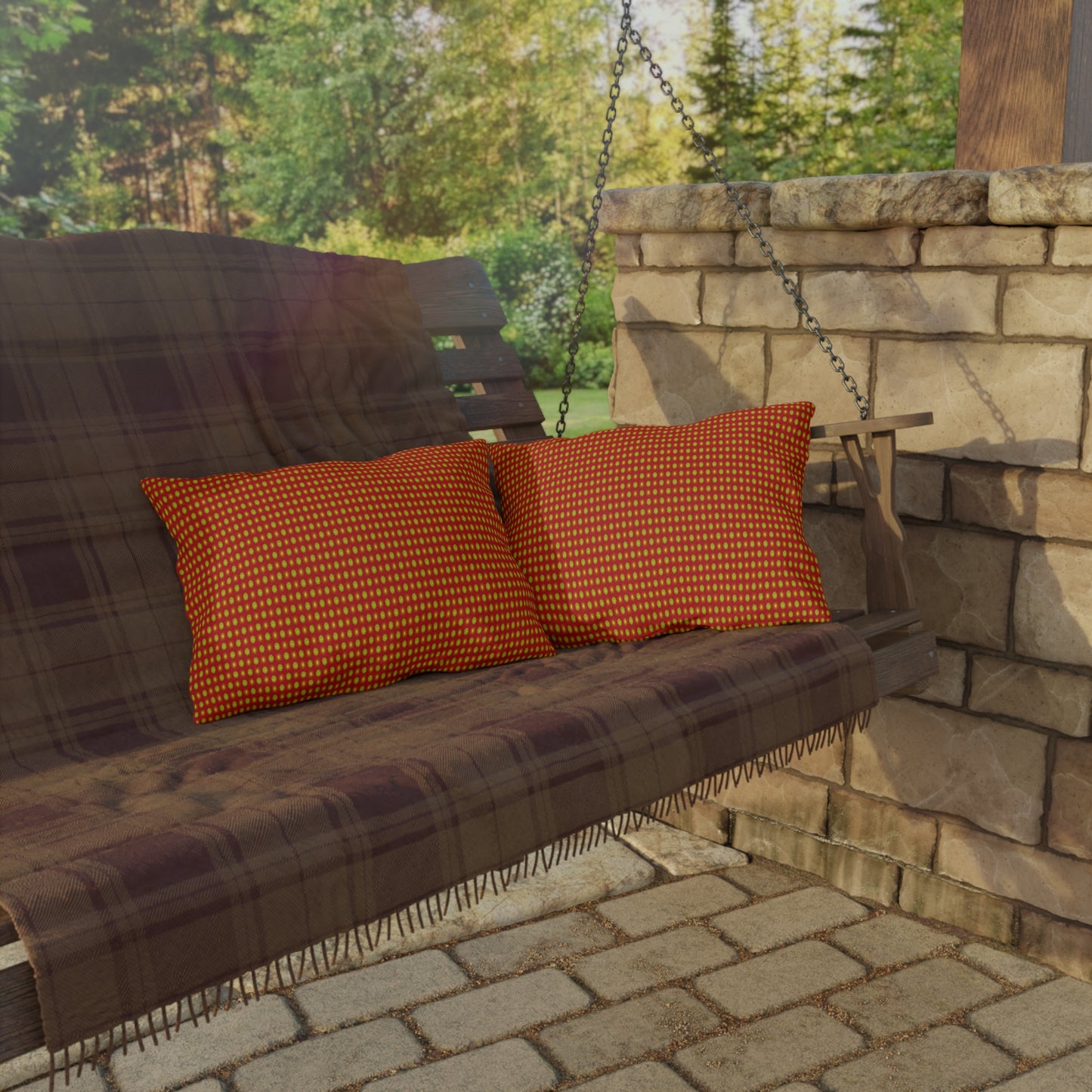 Late Evening Star-crossed Bodies Outdoor Pillow, 20" x 14"