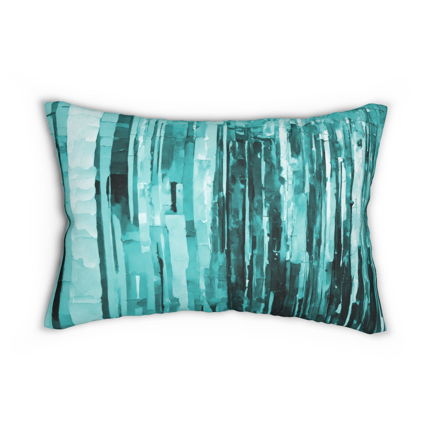 Striped Tif Spun Polyester Lumbar Pillow, 20" x 14"