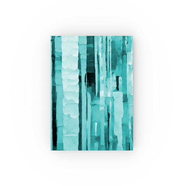 Striped Tif 5.2" x 7.4" Hard Backed Journal with 128 blank pages