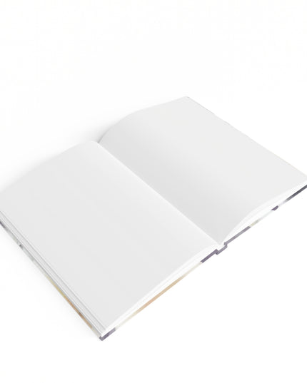 White Blush Floral Bunch Journal - 128 Blank pages, 5" x 7"