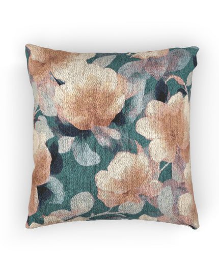 Lemongrass Florals Woven Pillow, 17" x 18"