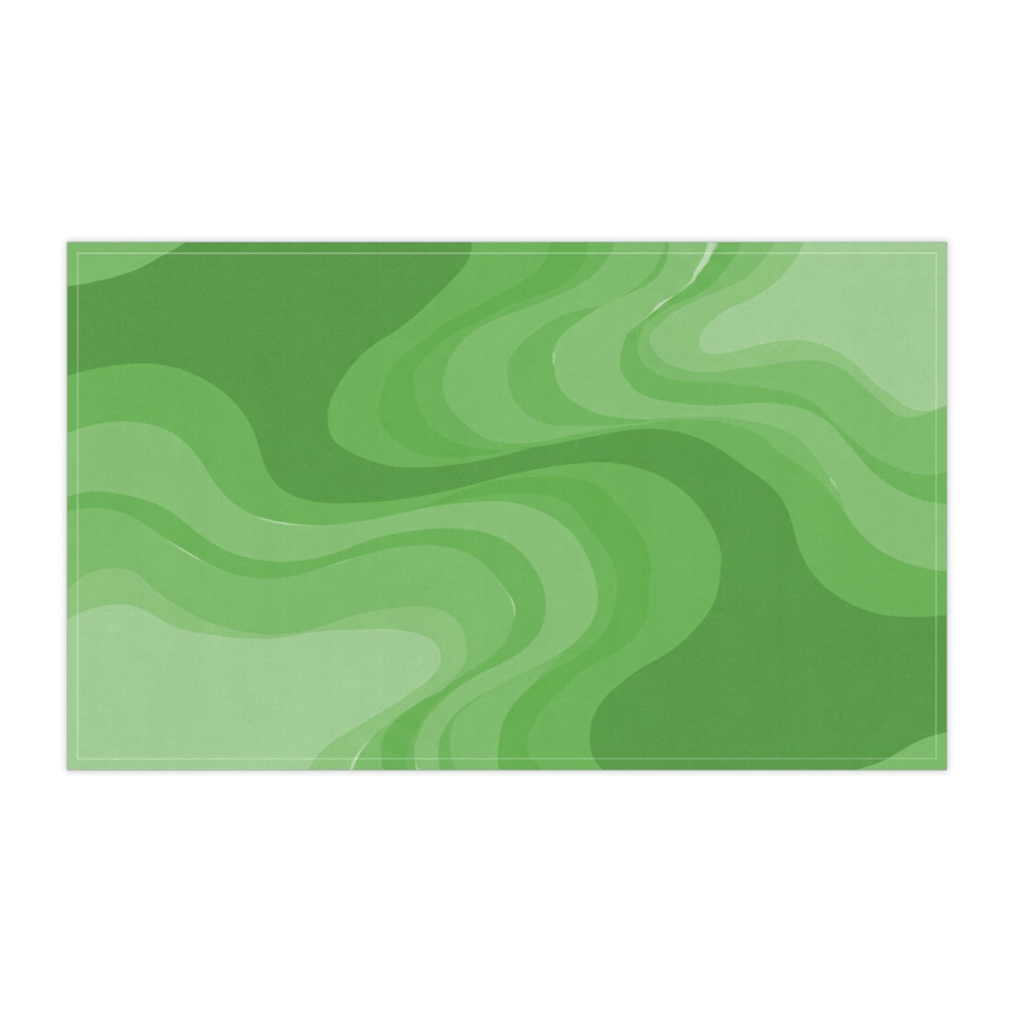 Greenie Meanie Wavey Tea Towels (cotton, poly), 18" x "30