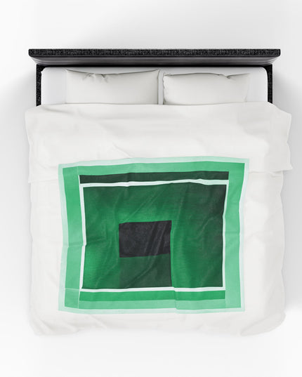 MInt Shadow Velveteen Plush Blanket, 50" x 60"