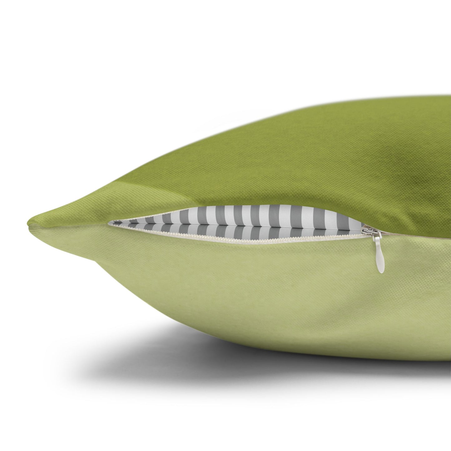 Lemon Wavey Spun Polyester Square Pillowcase, 14" x 14"