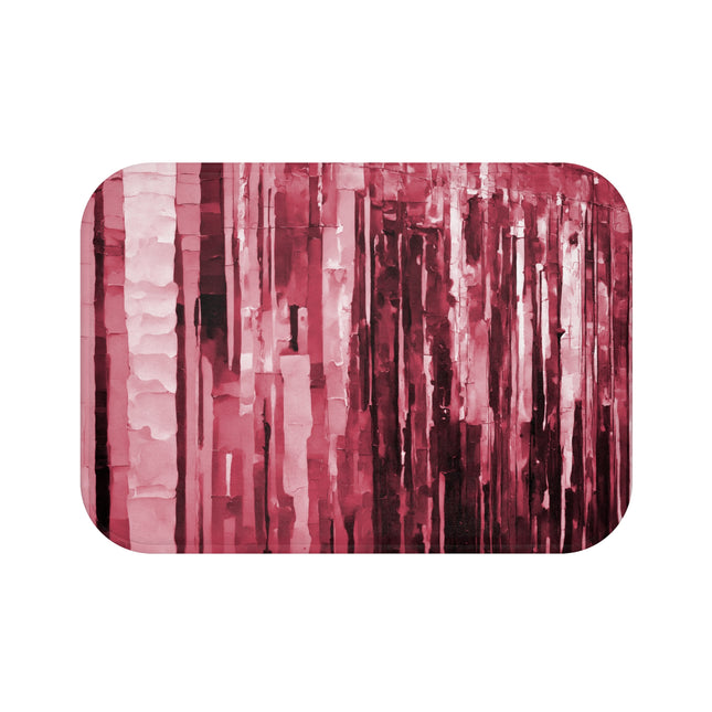Striped Ruby Bath Mat, 24" x 17"