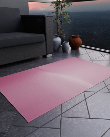 Pink Blush Fade Outdoor Rug, 36" x 60"