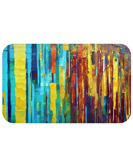 Striped Alpha 34" x 21" Bath Mat