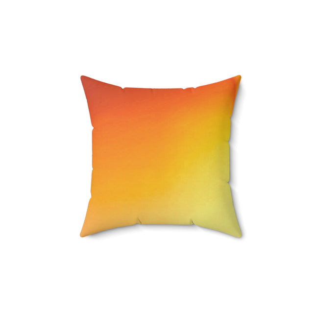 Phoenix Fade 14" x 14" Faux Suede Square Pillow