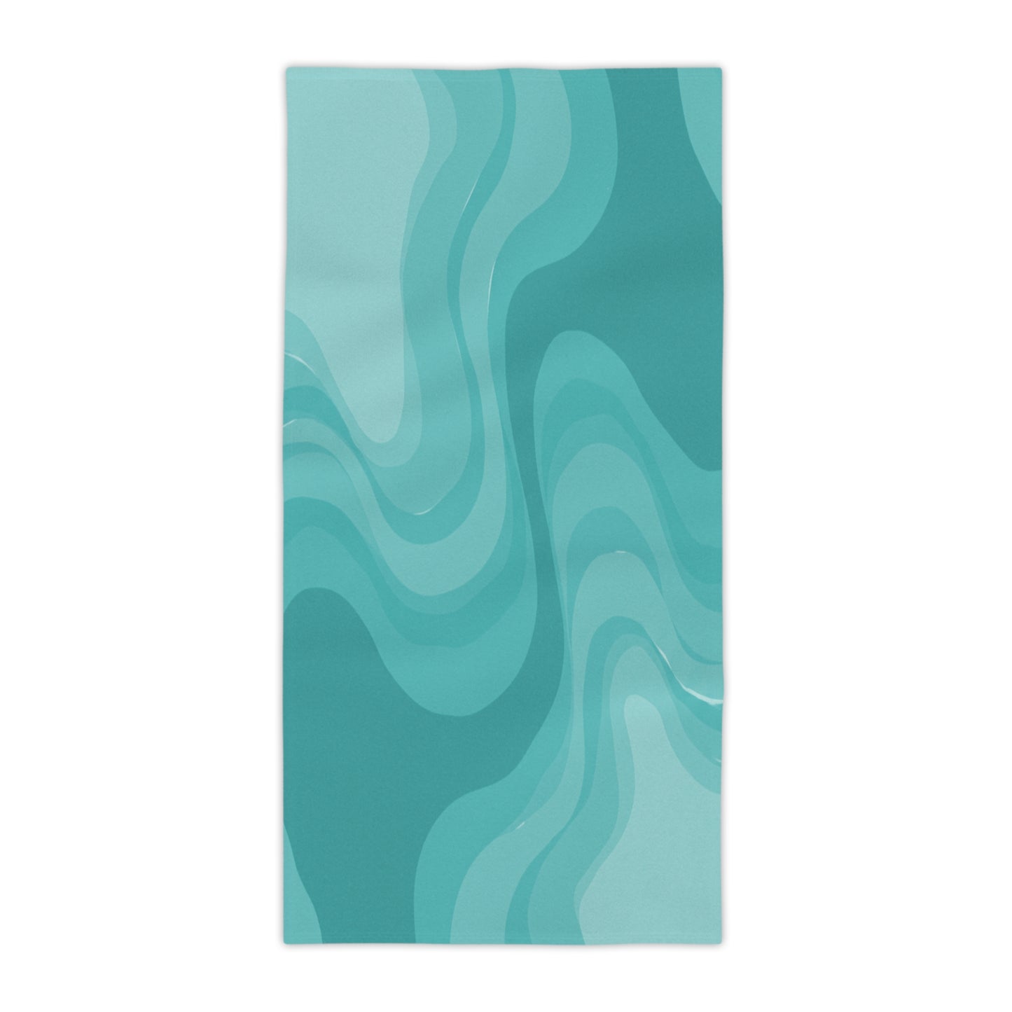 Tif Green Wavey Beach Towel, 30" x 60"