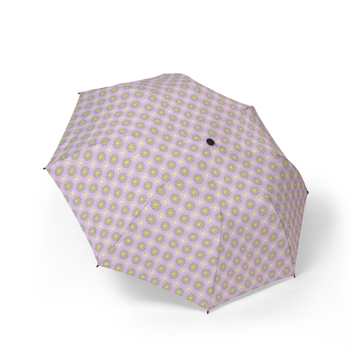 Magenta Star-crossed Bodies Foldable Umbrella - Compact & Chic