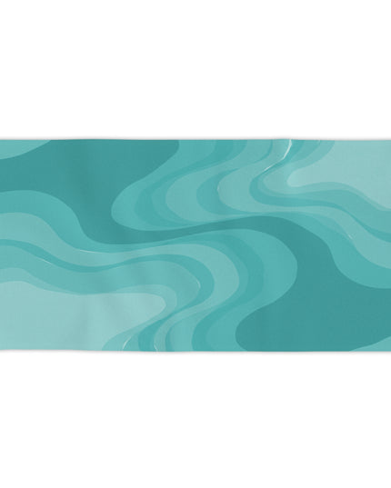 Tif Green Wavey Beach Towel, 30" x 60"