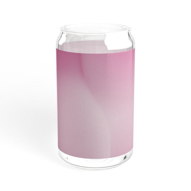 Pink Blush Fade Sipper Glass, 16oz